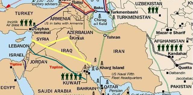 pipelines middle east geopolitics