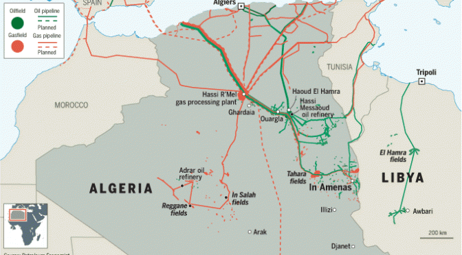 algérie gaz et pétrole