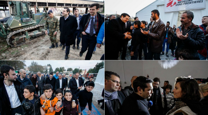 #Greece, #Grèce :Tsipras to demand EU live up to pledges and don’t leave Greece to become a black box for refugees//Crise migratoire: Tsipras appelle l’Europe à agir